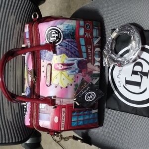 La Philipe Piece Of Art Purse- London Collection